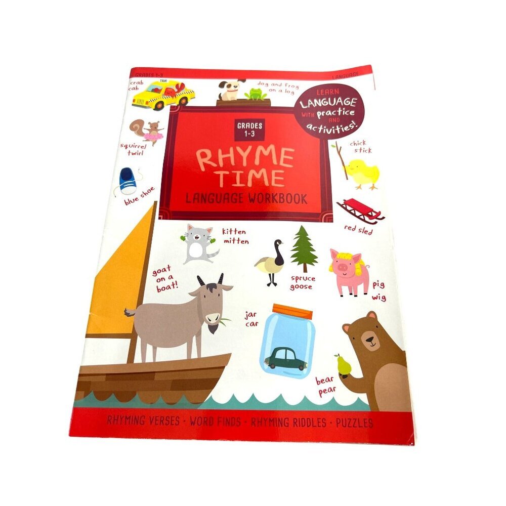 Bendon Language Workbook 1-3 Rhyme Time 11x8 NWT